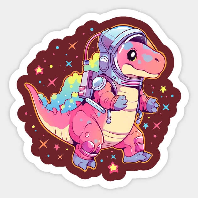 space dino Sticker by lets find pirate